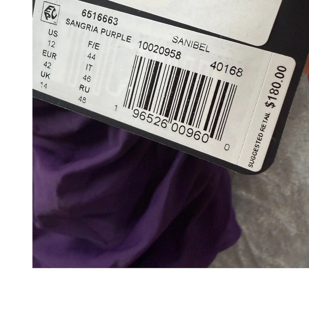 Miraclesuit Sanibel One Piece Swimsuit Sangria Purple Ruched Slimming Sz 12 $180
